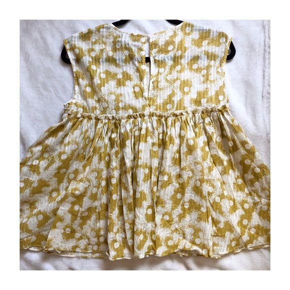 NWT- INA Poka Dot Ruffle Peplum Blouse - Picture 7 of 7